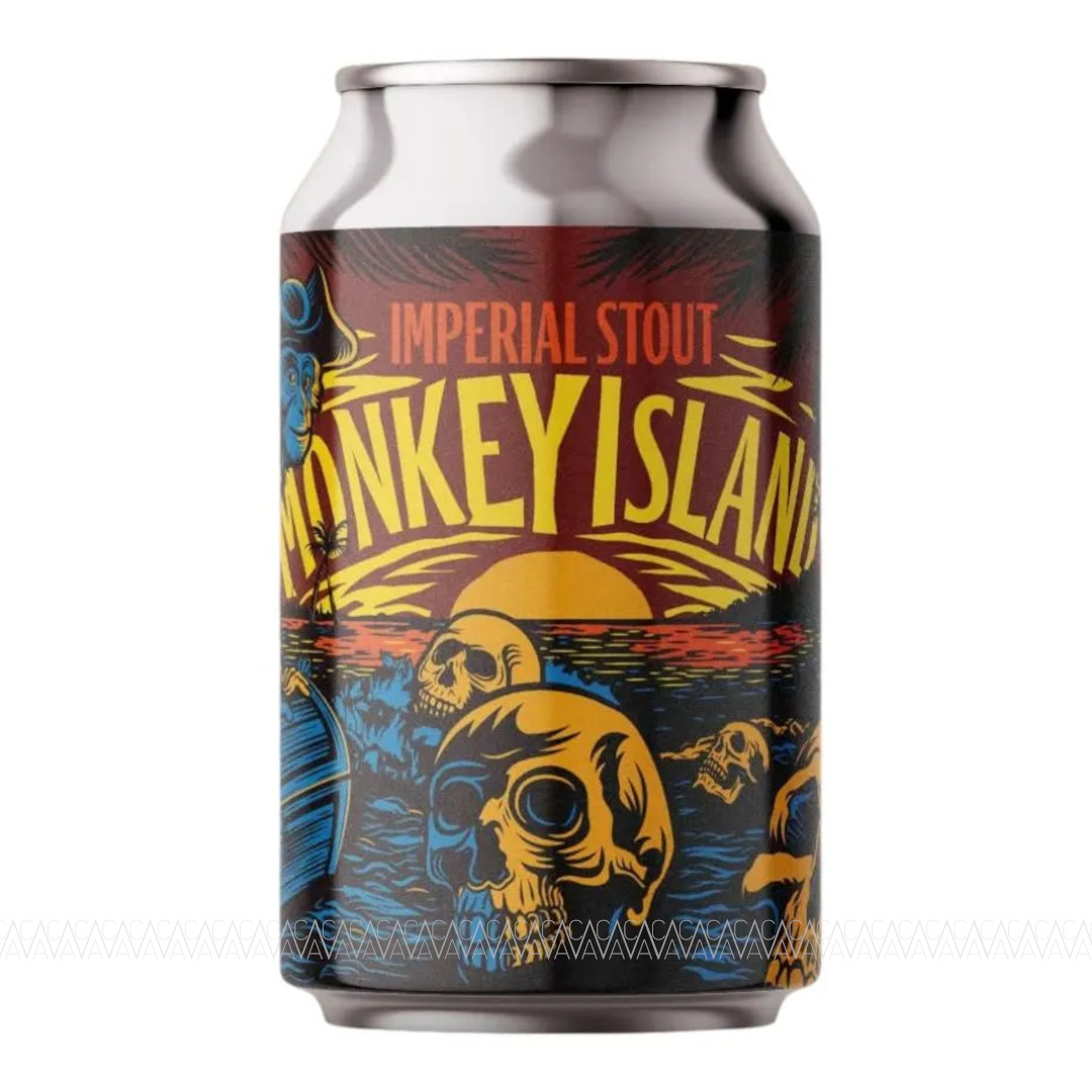 Alea & Last Row Beer Bar Monkey Island Imperial Stout Beer 330ml