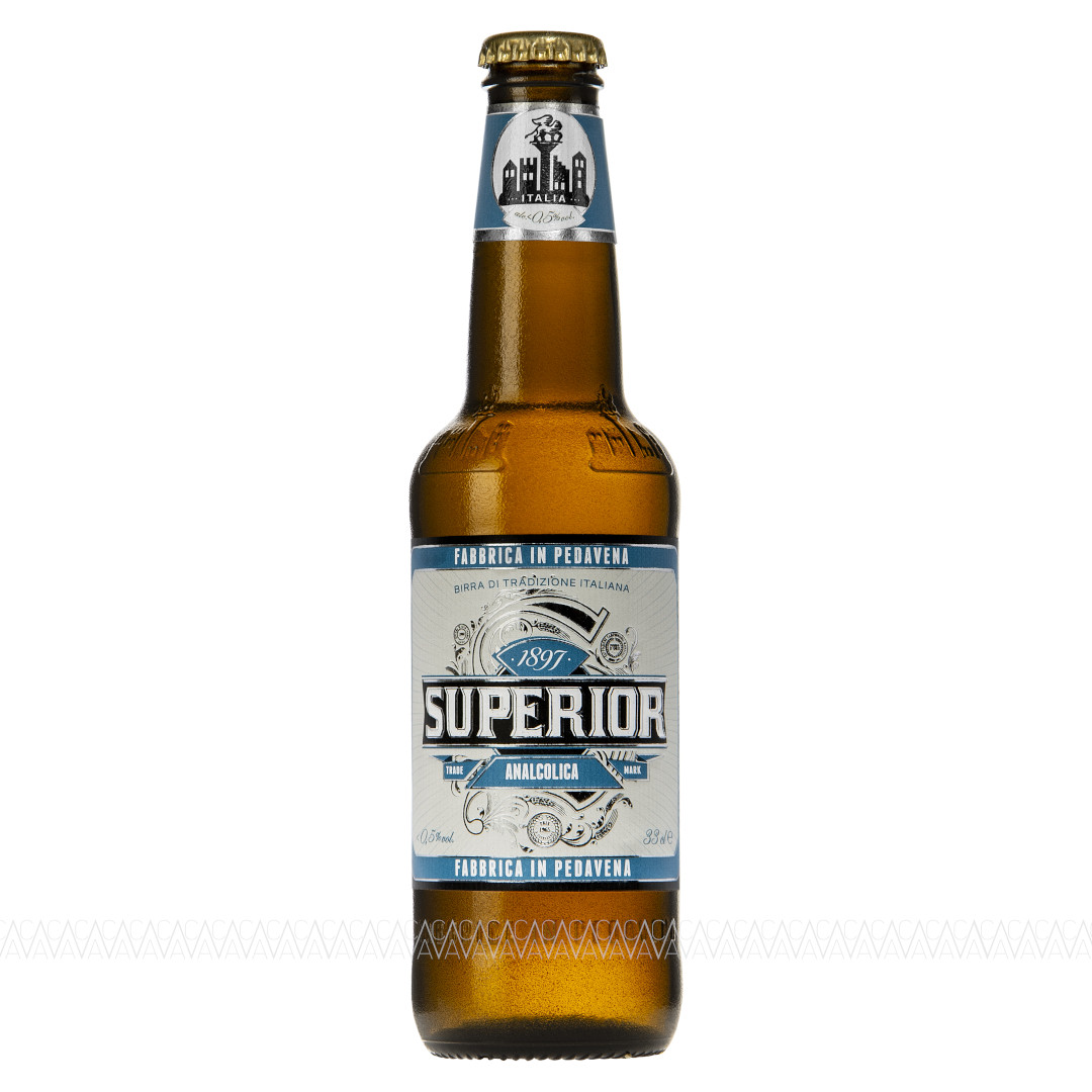 Superior Analcolica Non Alcoholic Lager Beer 330ml