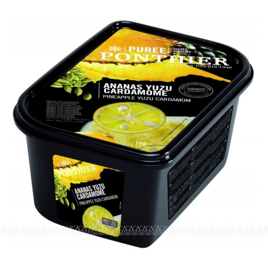 Ponthier Κατεψυγμένος Πουρές Pineapple Yuzu Cardamom (Ανανάς Γιούζου Κάρδαμο) 1kg
