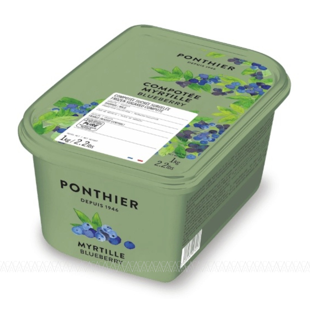 Ponthier Κατεψυγμένο Κομποτέ Blueberry (Μύρτιλο) 1kg 