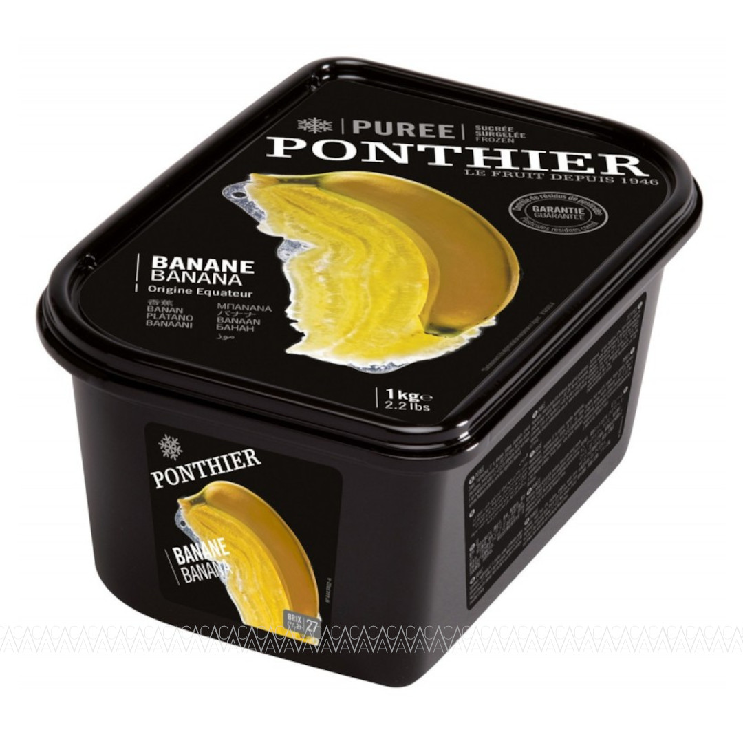 Ponthier Κατεψυγμένος Πουρές Banana (Μπανάνα) 1kg