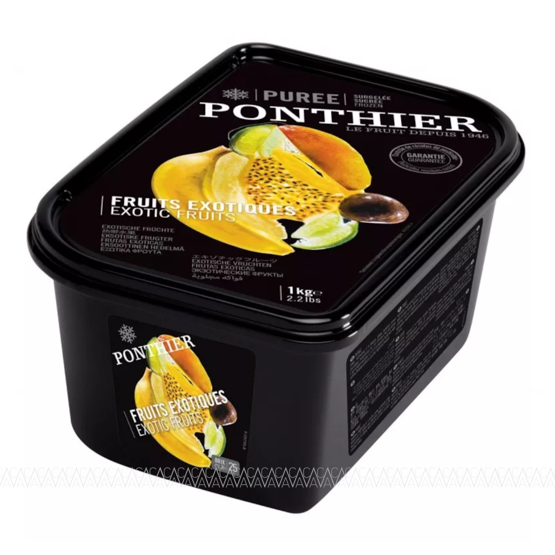 Ponthier Κατεψυγμένος Πουρές Exotic Fruits (Εξωτικά Φρούτα) 1kg