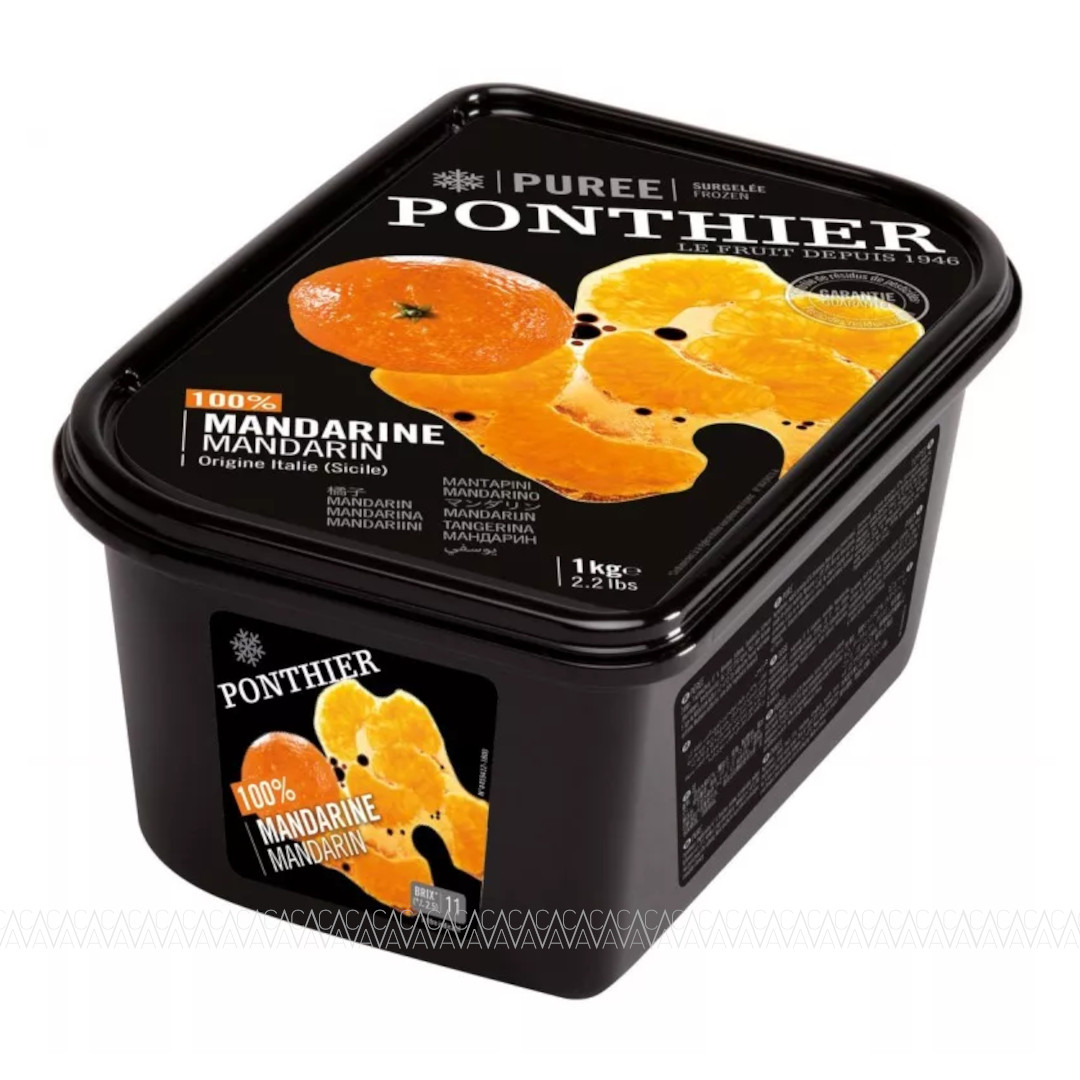 Ponthier Κατεψυγμένος Πουρές Mandarin 100% (Μανταρίνι) 1kg Χωρίς Ζάχαρη