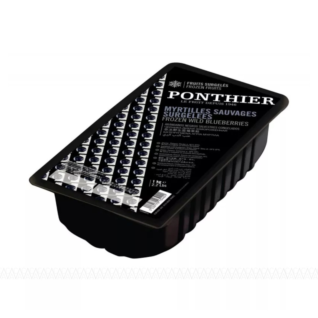 Ponthier Frozen Fruits Blueberry (Κατεψυγμένα Μύρτιλα) 1kg