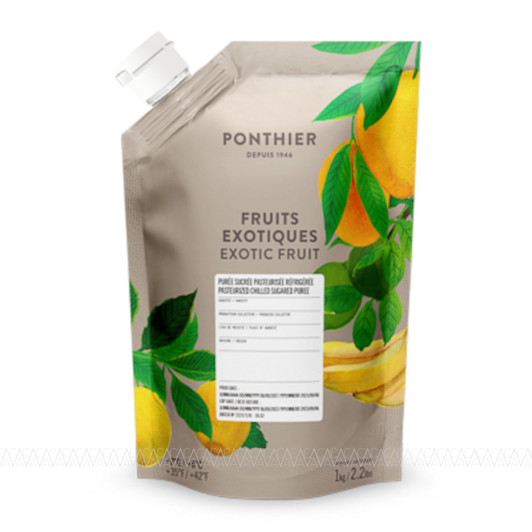 Ponthier Chilled Πουρές Συντήρησης Exotic Fruits (Εξωτικά Φρούτα) 1kg