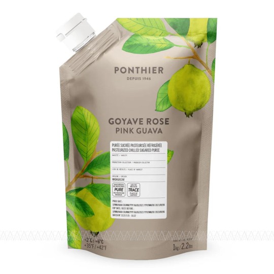 Ponthier Chilled Πουρές Συντήρησης Guava (Γκουάβα) 1kg