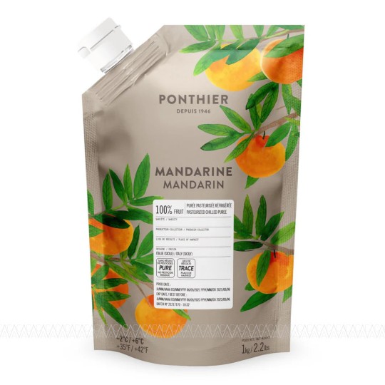 Ponthier Chilled Πουρές Συντήρησης Mandarin 100% (Μανταρίνι) 1kg