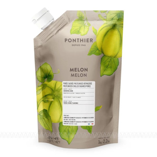 Ponthier Chilled Πουρές Συντήρησης Melon (Πεπόνι) 1kg