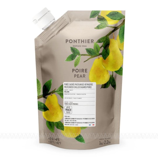 Ponthier Chilled Πουρές Συντήρησης Pear (Αχλάδι) 1kg