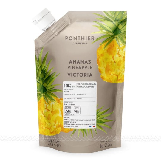 Ponthier Chilled Πουρές Συντήρησης Pineapple (Ανανάς) 1kg