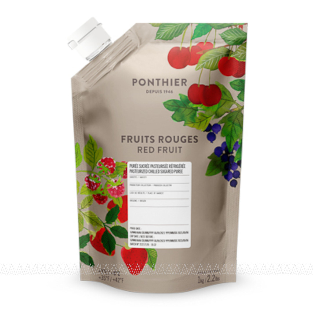 Ponthier Chilled Πουρές Συντήρησης Red Fruits (Φρούτα του Δάσους) 1kg