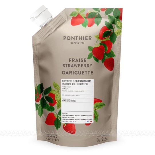 Ponthier Chilled Πουρές Συντήρησης Strawberry (Φράουλα) 1kg