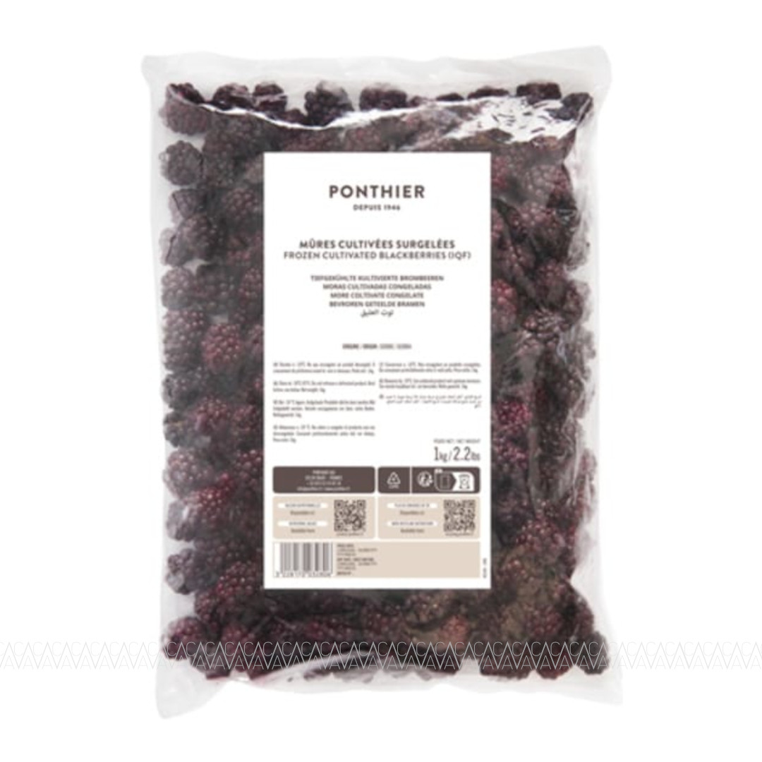 Ponthier Frozen Fruits Blackberry (Κατεψυγμένα Μαύρα Μούρα) 1kg