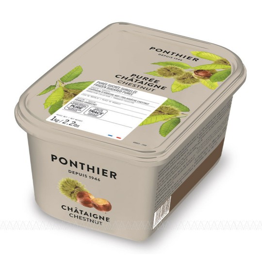 Ponthier Κατεψυγμένος Πουρές Chestnut (Κάστανο) 1kg