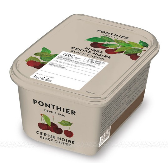 Ponthier Κατεψυγμένος Πουρές Black Cherry (Μαύρο Κεράσι) 1kg
