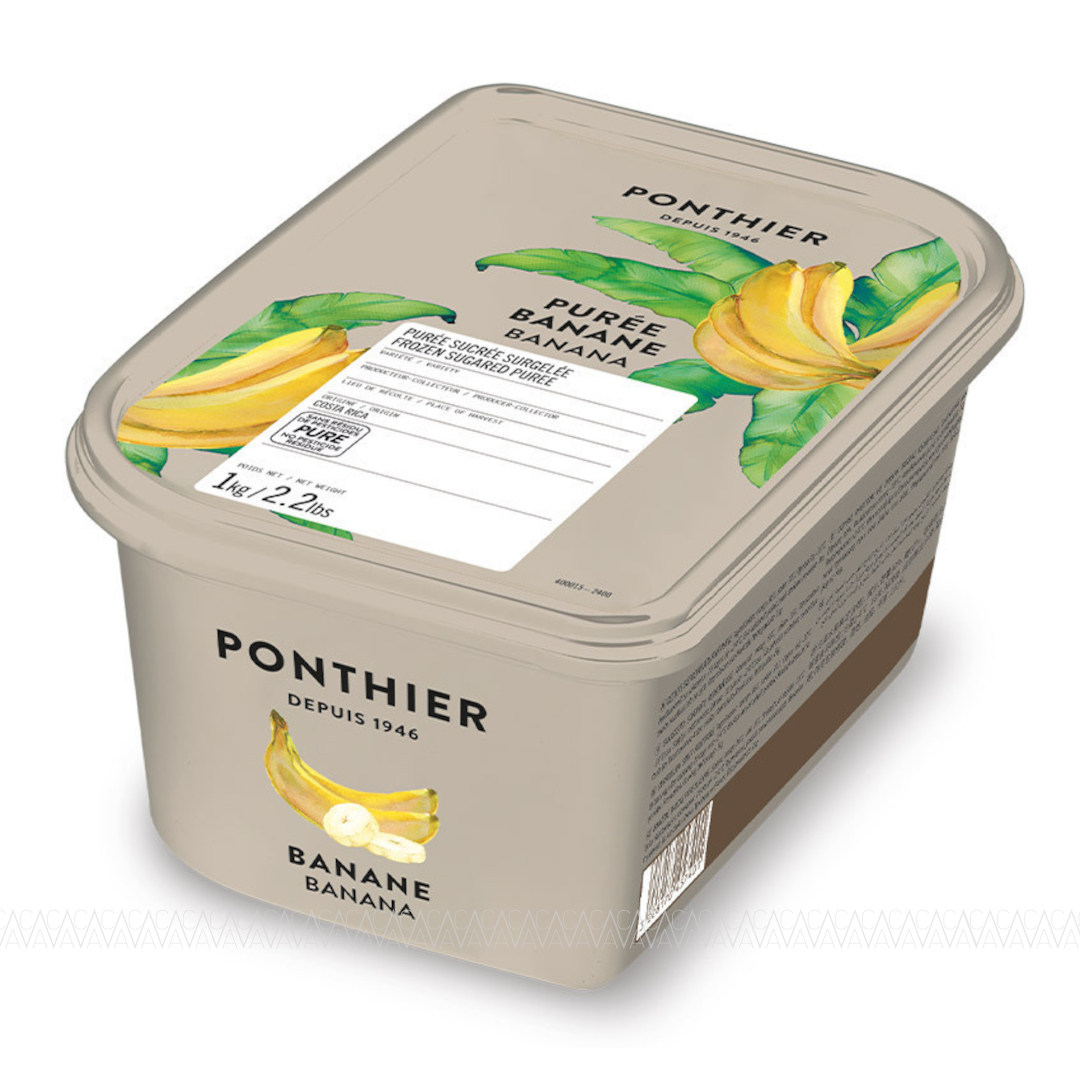 Ponthier Κατεψυγμένος Πουρές Banana (Μπανάνα) 1kg Ponthier Κατεψυγμένος Πουρές Banana (Μπανάνα) 1kg