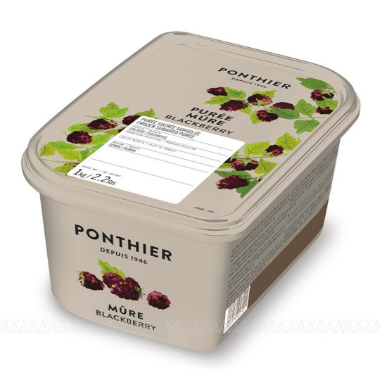 Ponthier Κατεψυγμένος Πουρές Blackberry (Μαύρο Μούρο) 1kg