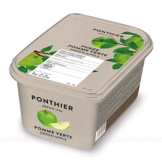 Ponthier Κατεψυγμένος Πουρές Green Apple (Πράσινο Μήλο) 1kg