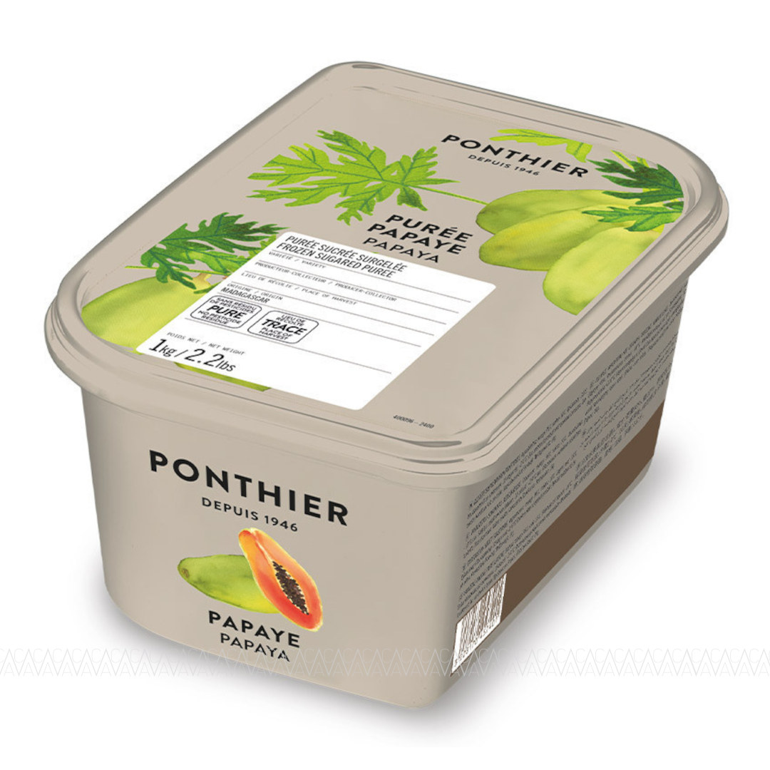 Ponthier Κατεψυγμένος Πουρές Papaya (Παπάγια) 1kg