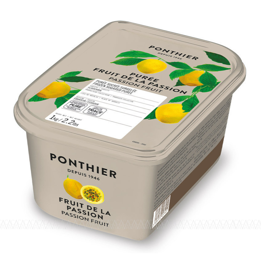Ponthier Κατεψυγμένος Πουρές Passion Fruit (Φρούτο του Πάθους) 1kg