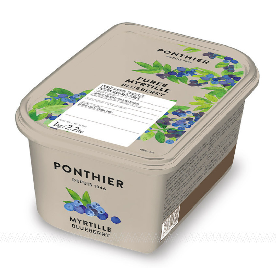 Ponthier Κατεψυγμένος Πουρές Blueberry (Μύρτιλο) 1kg