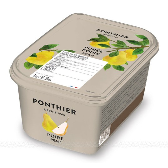 Ponthier Κατεψυγμένος Πουρές Pear (Αχλάδι) 1kg