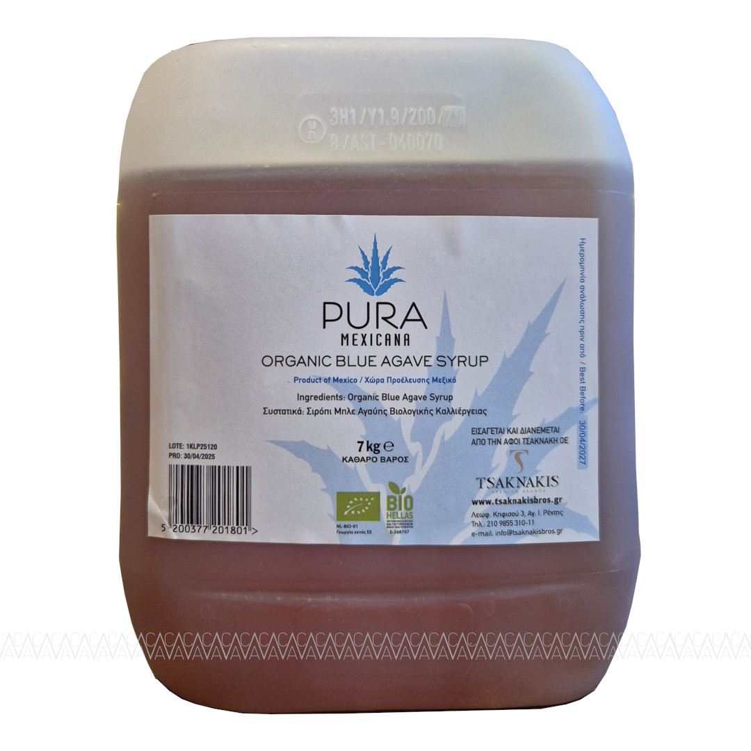 Pura Mexicana Σιρόπι Μπλε Αγαύης (Pure Blue Agave) Bio 7kg - 7 Κιλά