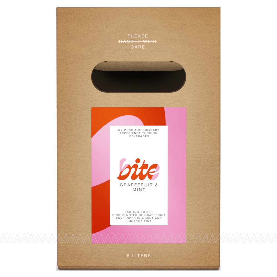 Bite Organic Σιρόπι Grapefruit & Mint Ασκός 5L Bite Organic Σιρόπι Grapefruit & Mint Ασκός 5L
