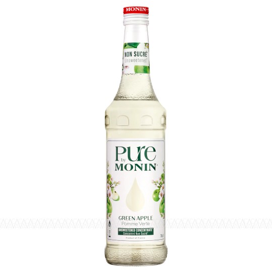 Monin Pure Σιρόπι Green Apple (Πράσινο Μήλο) No Added Sugar 700ml