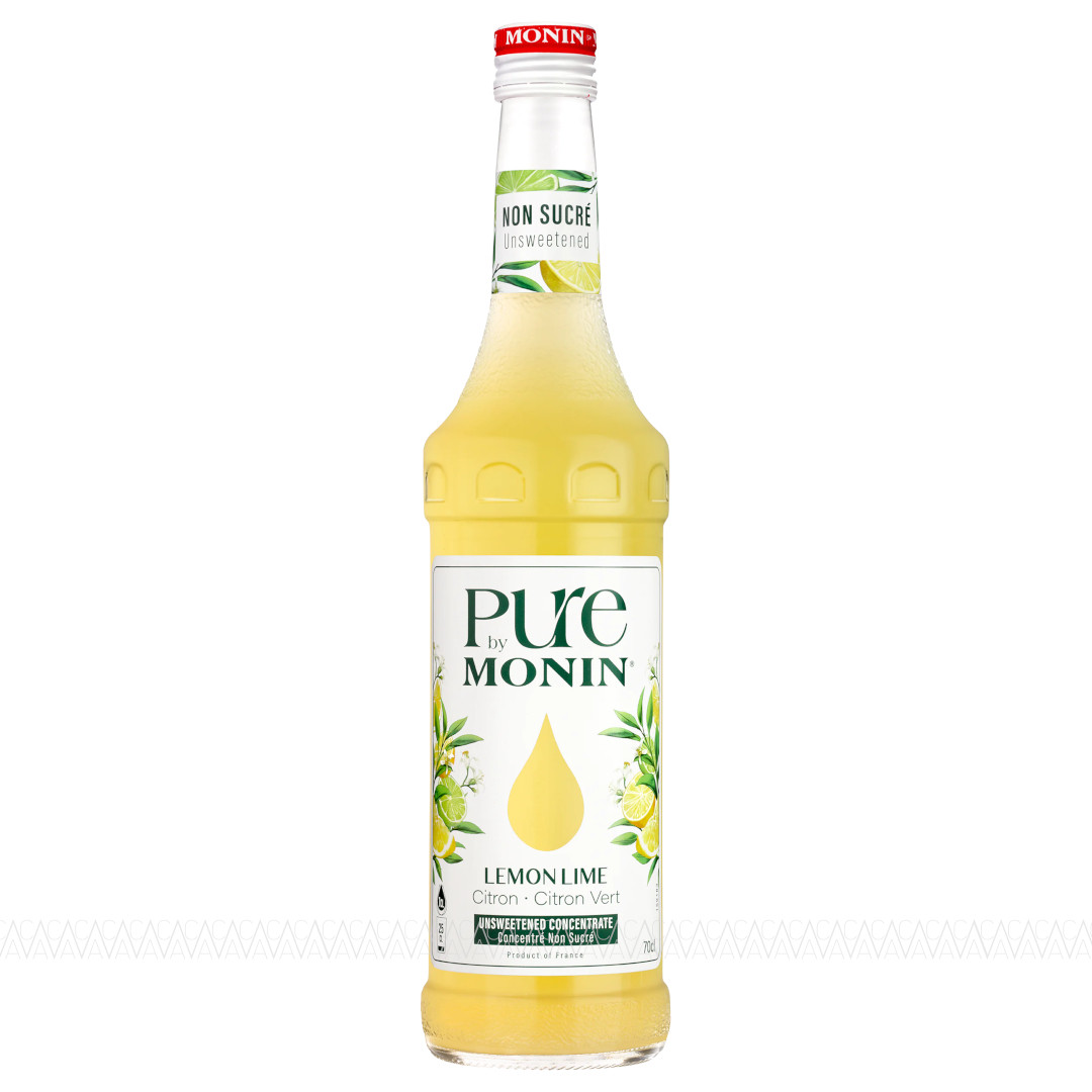 Monin Pure Σιρόπι Lemon Lime (Λεμόνι Λάιμ) No Added Sugar 700ml