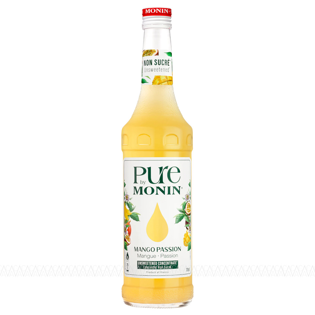 Monin Pure Σιρόπι Mango Passion Fruit (Μάνγκο Φρούτο του Πάθους) No Added Sugar 700ml