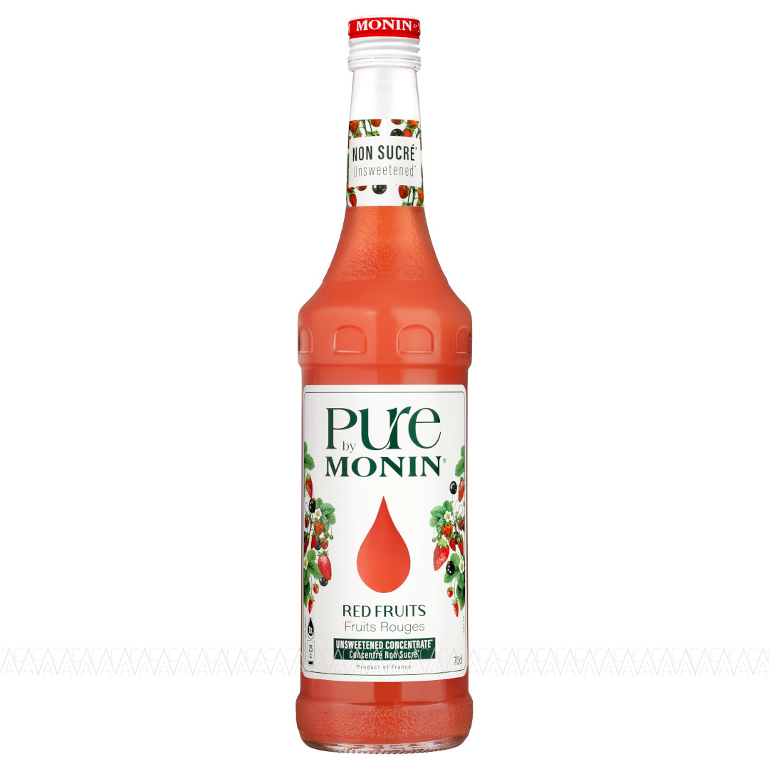 Monin Pure Σιρόπι Red Berries (Κόκκινα Μούρα) No Added Sugar 700ml