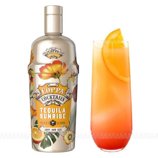 Coppa Cocktails Tequila Sunrise 700ml σε Γυάλινο Shaker