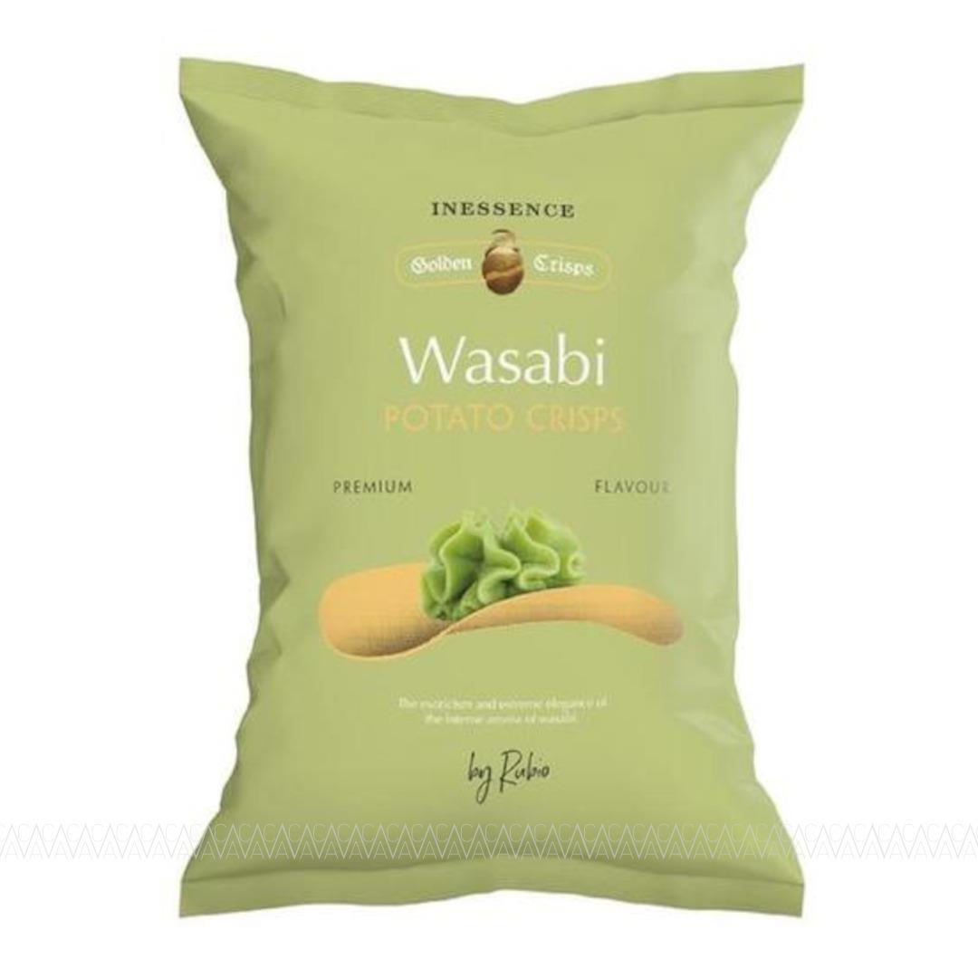 Inessence Golden Crisps Πατατάκια Wasabi 125g