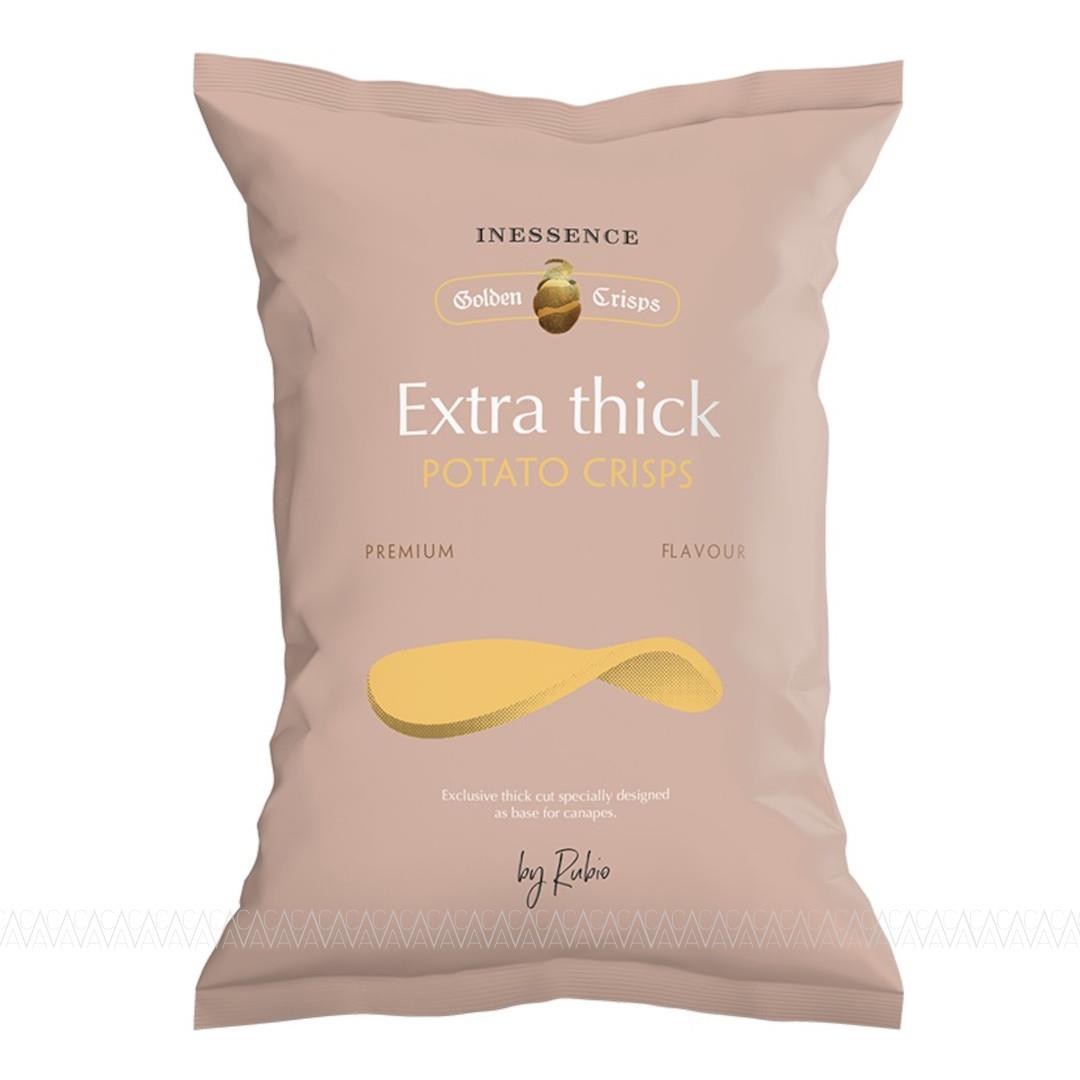 Inessence Golden Crisps Extra Thick Πατατάκια 140g