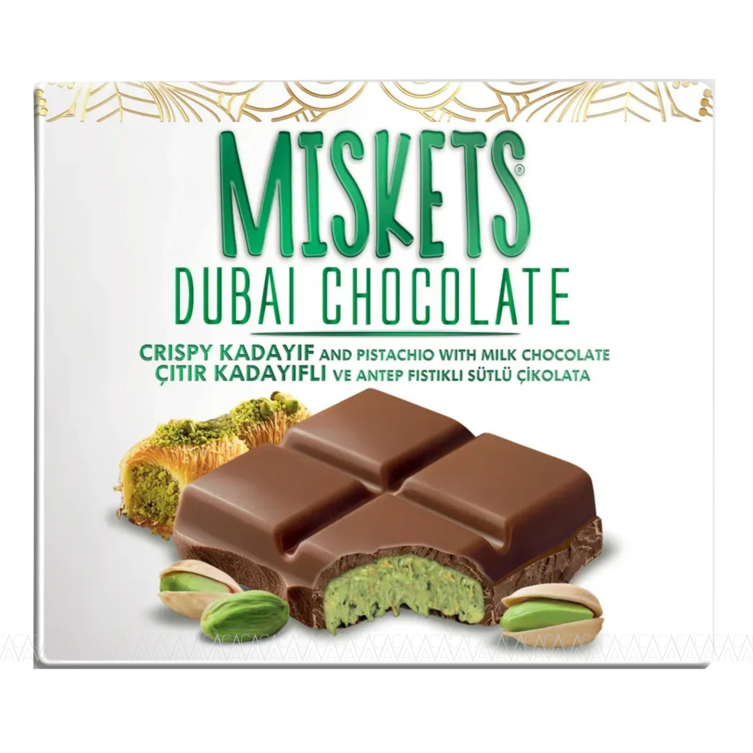 Miskets Dubai Chocolate 100g