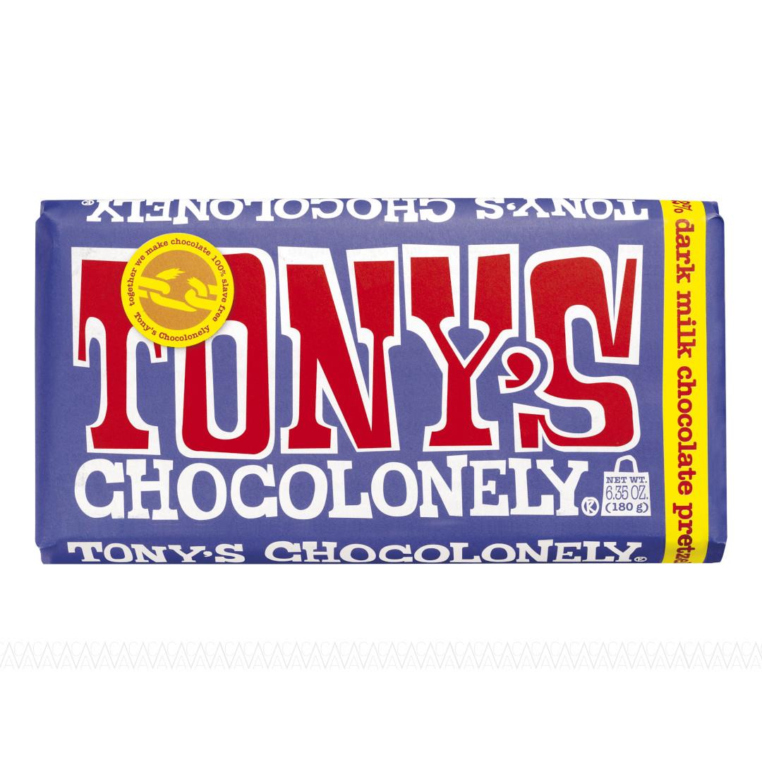 Tony's Chocolonely Σοκολάτα Γάλακτος Pretzel Toffee 180g