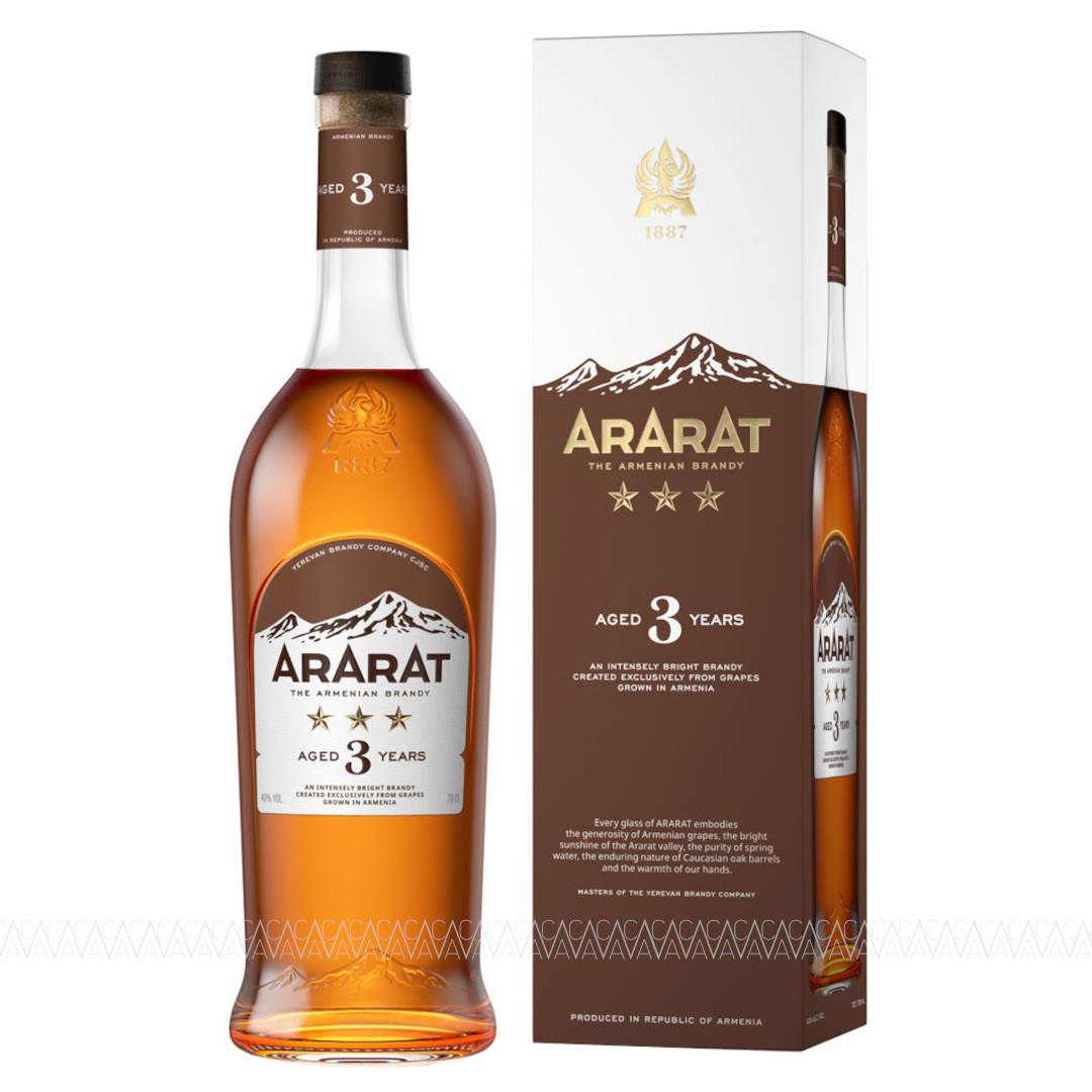 Ararat 3 Years Old Armenian Brandy 700ml