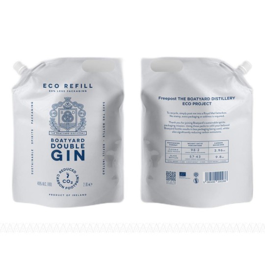 Boatyard Double Gin Eco-Pouch Ανακυκλώσιμος Ασκός 2.800ml