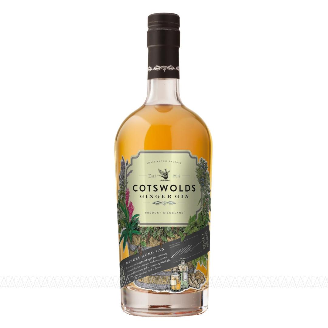 Cotswolds Ginger Barrel Aged Gin 500ml Cotswolds Ginger Barrel Aged Gin 500ml