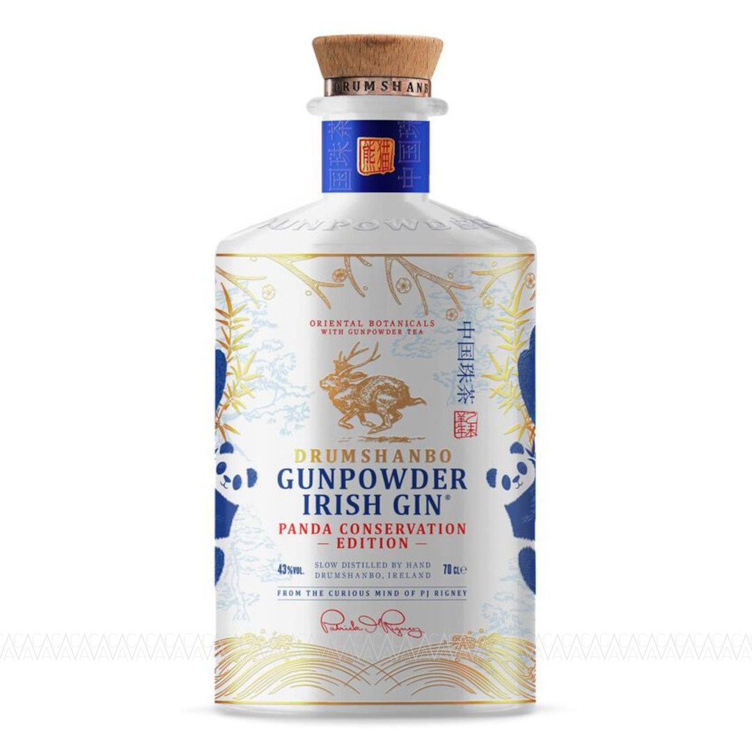 Drumshanbo Gunpowder Gin Panda Conservation Edition Ceramic 700ml