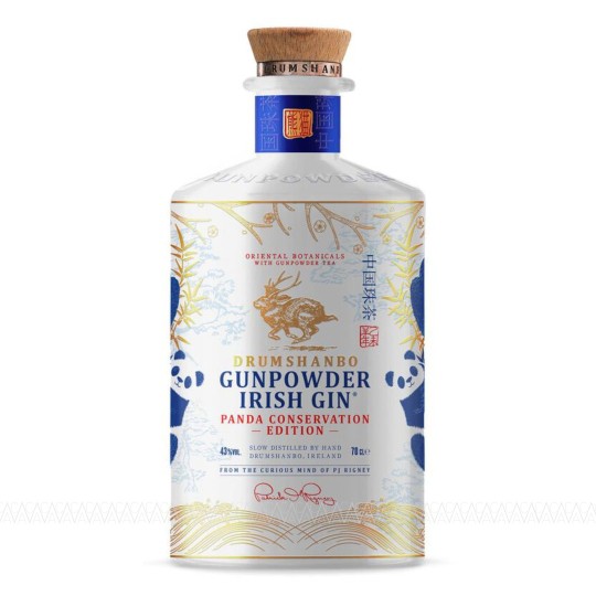 Drumshanbo Gunpowder Gin Panda Conservation Edition Ceramic 700ml