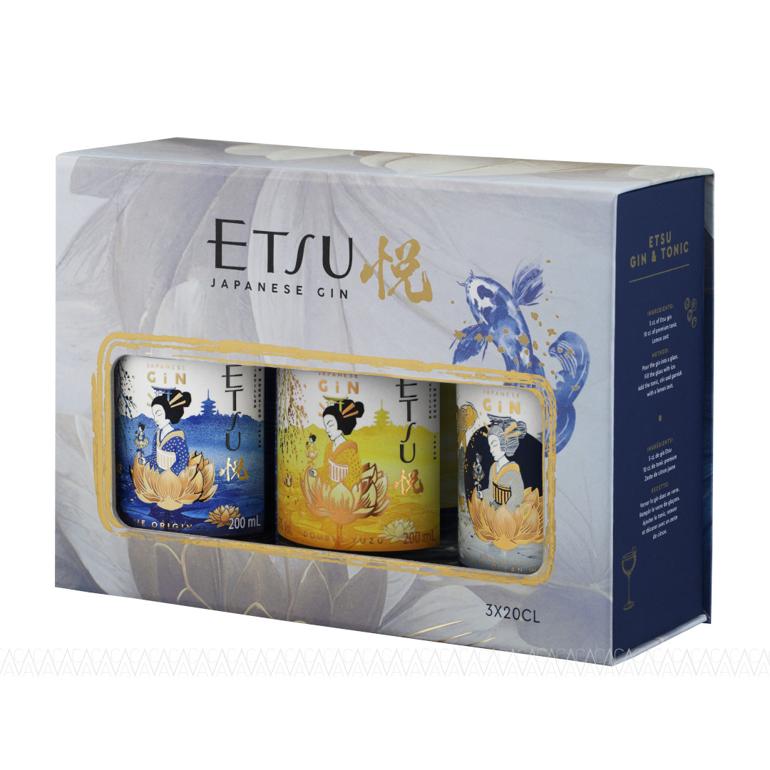 Etsu Gin Gift Set 3x200ml