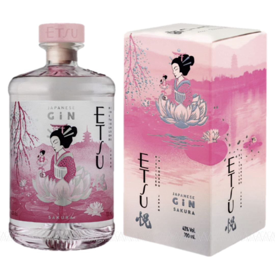 Etsu Sakura Gin 700ml