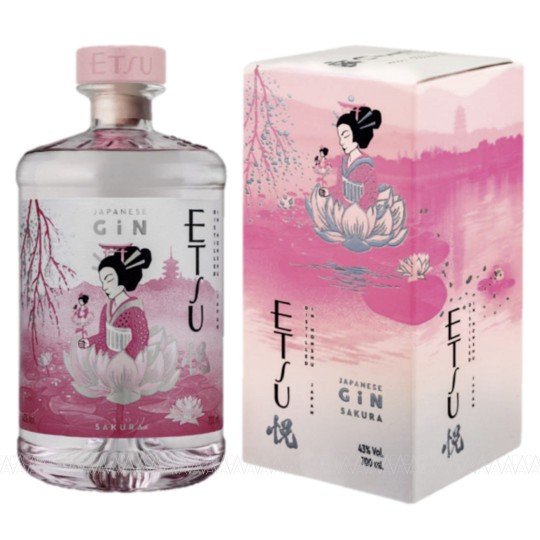 Etsu Sakura Gin 700ml