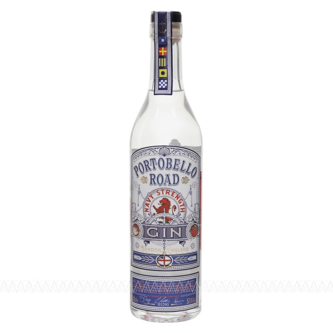 Portobello Road Navy Strength Gin 57% alc. 500ml