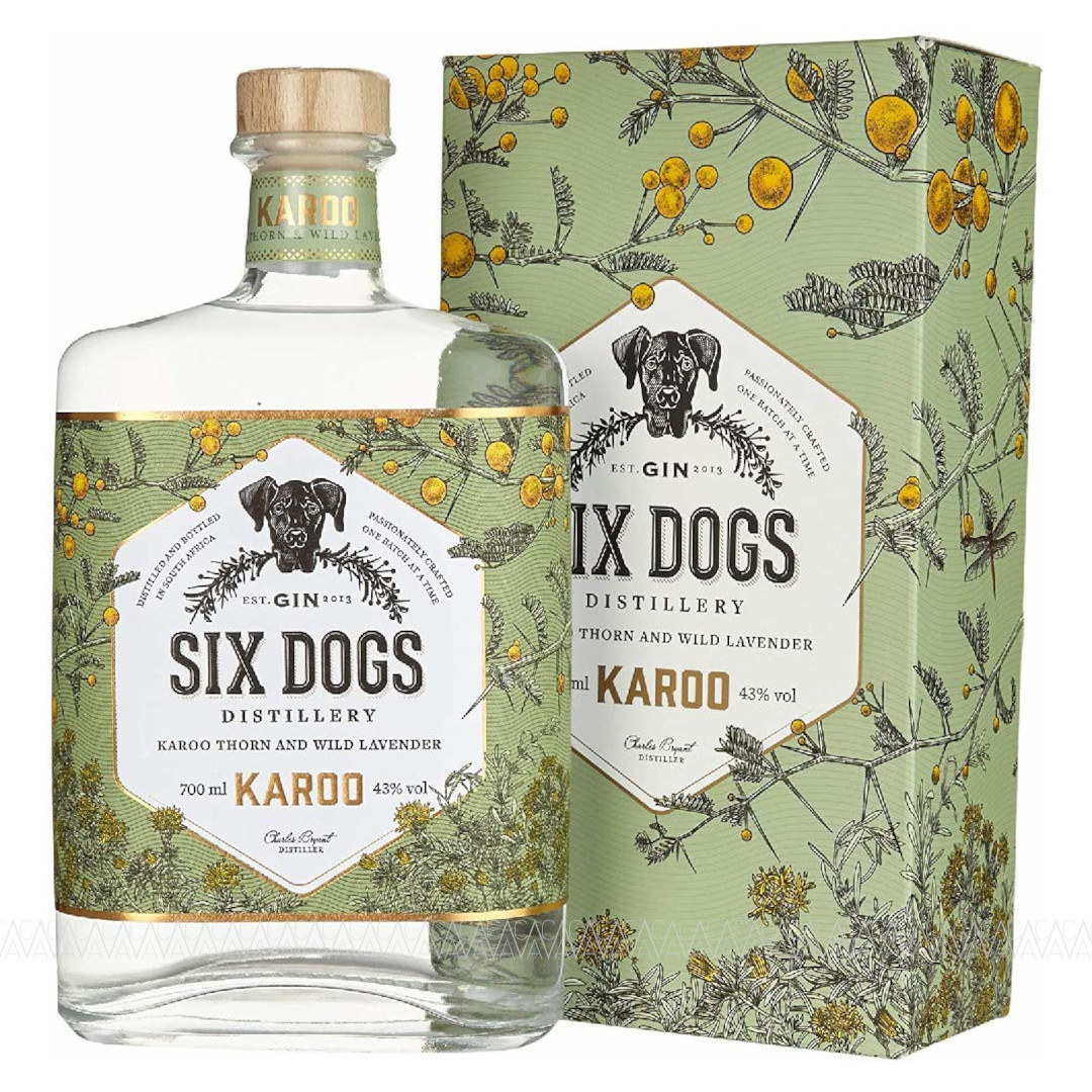 Six Dogs Karoo Gin 700ml