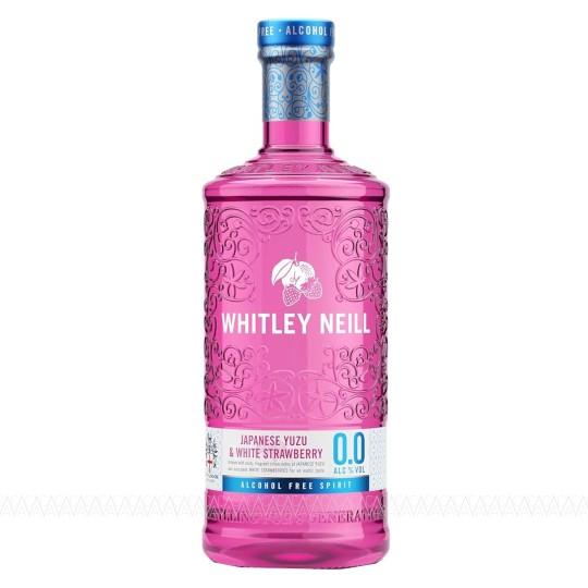 Whitley Neill Japanese Yuzu & White Strawberry Alcohol Free 0% 700ml