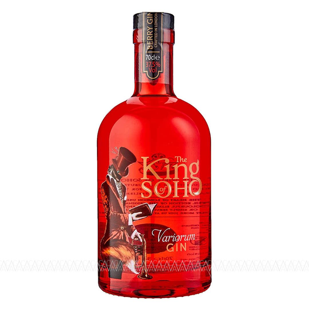 The King Of Soho Variorum Pink Berry Gin 700ml