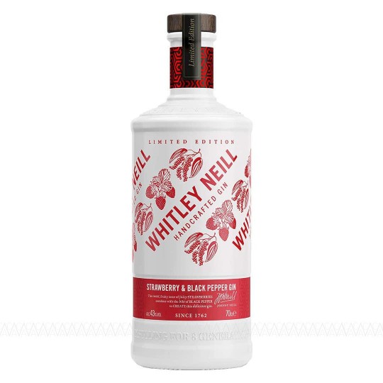 Whitley Neill Strawberry & Black Pepper Gin 700ml